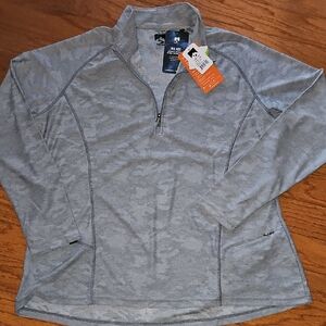 STORM CREEK WOMENS GRAY CAMO LIGHTWEIGHT PULLOVER sz XL